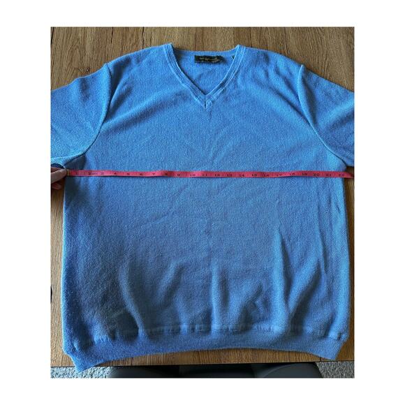 Peru Unlimited Baby Alpaca Link Stich V-Neck Sweater Size XLarge - Picture 4 of 8